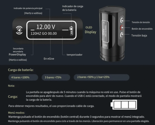 Maquina Flux Max 2 Baterias Replica - Imagen 4